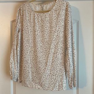 Cheetah print dress shirt